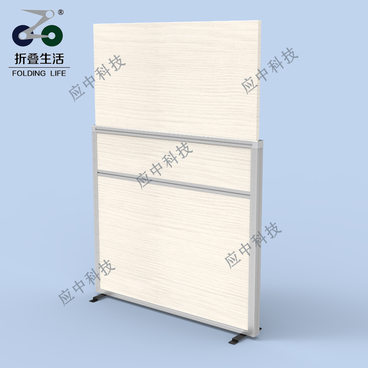 一字型無(wú)動(dòng)力屏風(fēng)（木紋色）